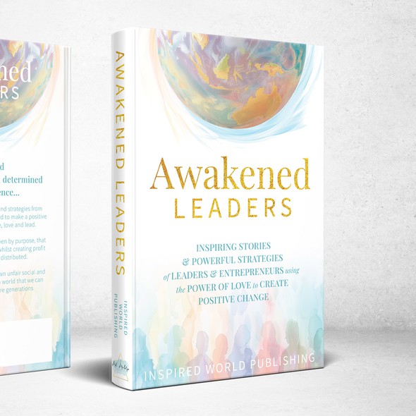 Leadership design with the title 'Book cover design'