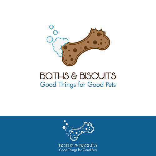 Biscuit logo with the title 'Baths & Boscuits'