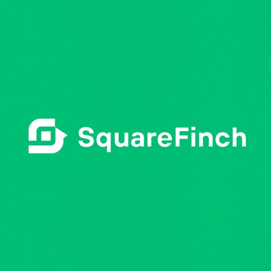 Finch design with the title 'SquareFinch Logo'