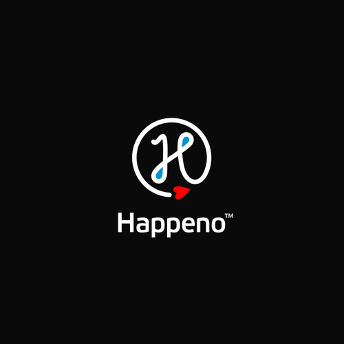 Travel agency design with the title 'Logo concept for Happeno'