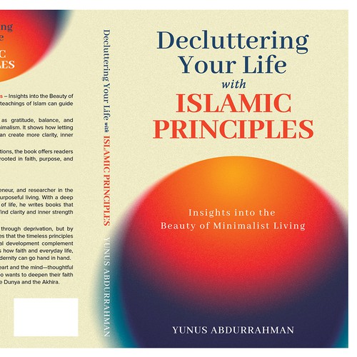 Design with the title 'Decluttering Your Life with Islamic Principles'