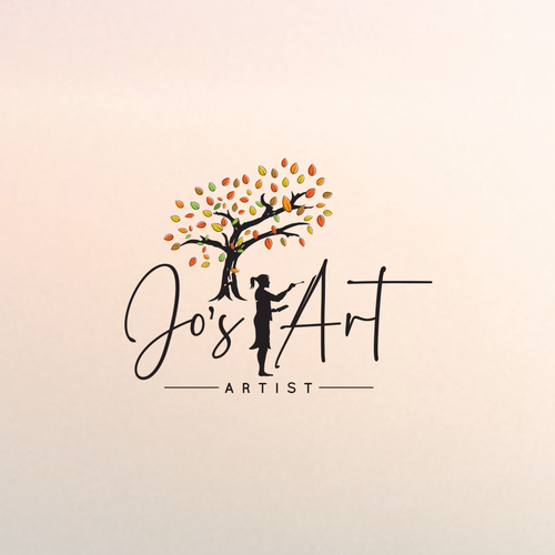 Melbourne logo with the title 'Australia landscape Artist'