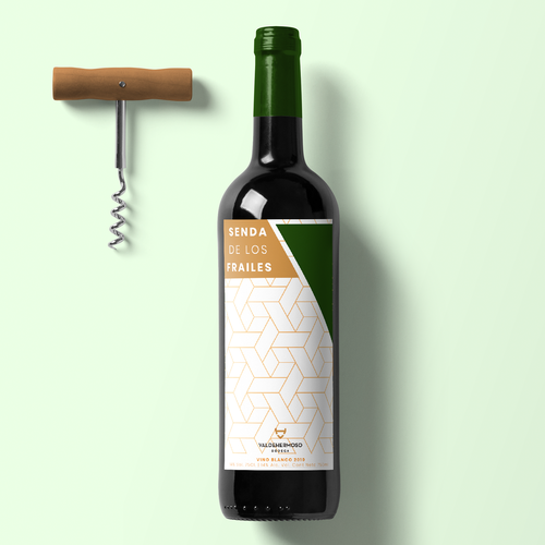 Wine packaging with the title 'Wine Labels'