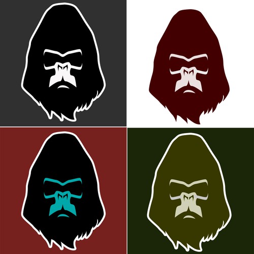 Apparel illustration with the title 'Ape Logo for Street Apparel'