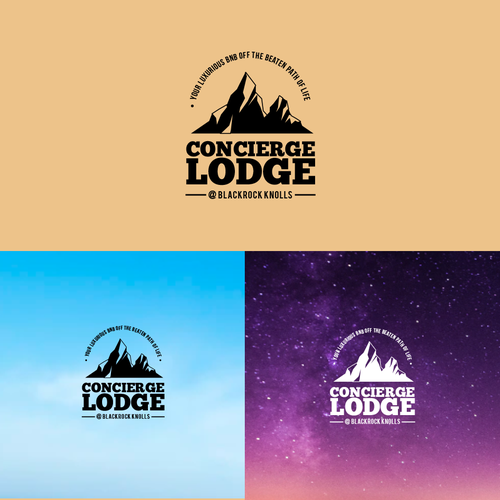 Country club logo with the title 'Concierge Lodge'