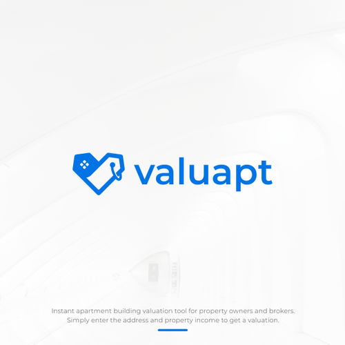 Value logo with the title 'Logo design for Valuapt'