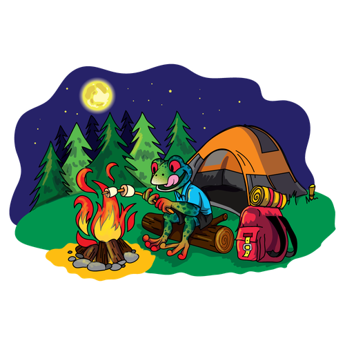 Mascot artwork with the title 'mascot illustration'