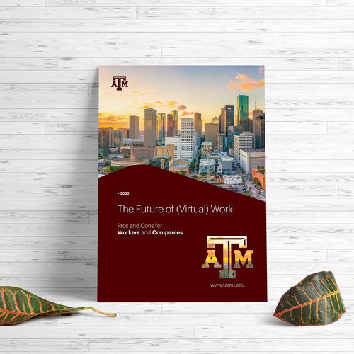 White paper design with the title 'Whitepaper design contest winning entry'