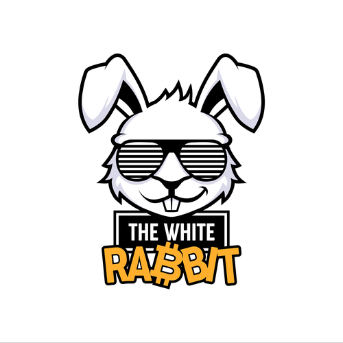 Cool brand with the title 'The White Rabbit Logo'