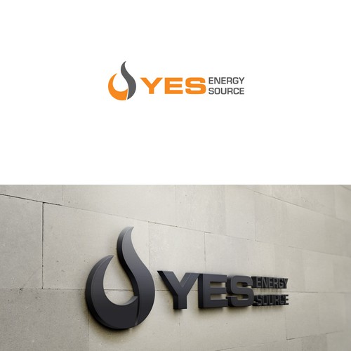 Energy brand with the title 'Logo refresh and full brand identity for YES Energy'