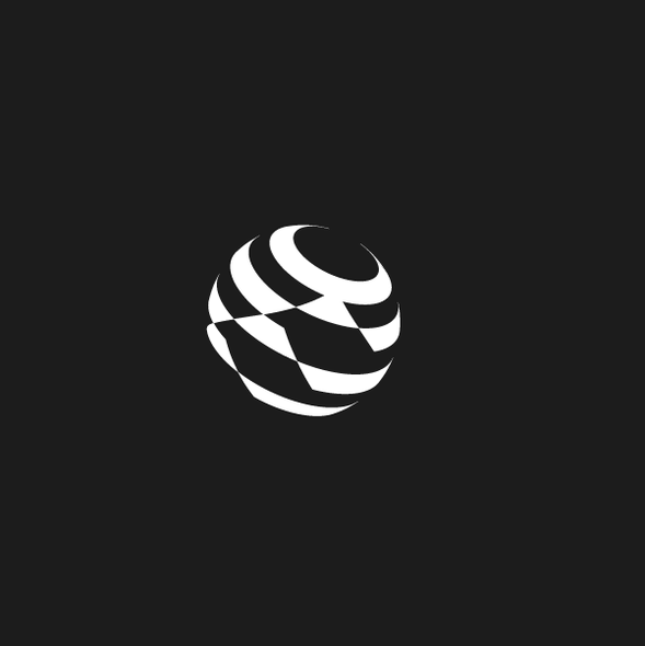 Earth logo with the title 'Brandmark-NR2166'