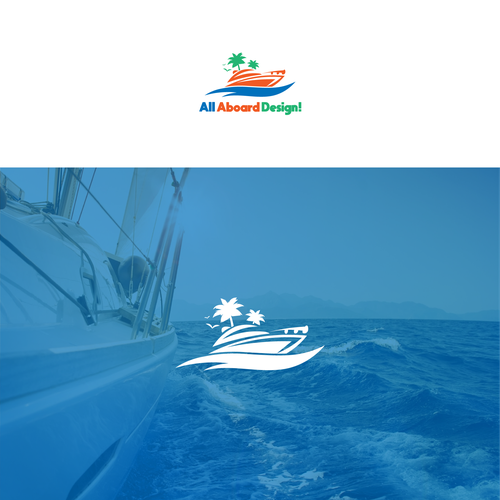 Yacht logo with the title 'Boat'