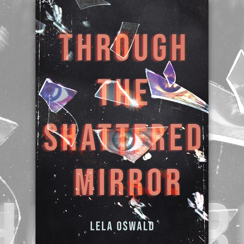 Vintage book cover with the title 'Through the Shattered Mirro'