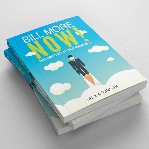 HR design with the title 'Bill More Now! Book Cover'
