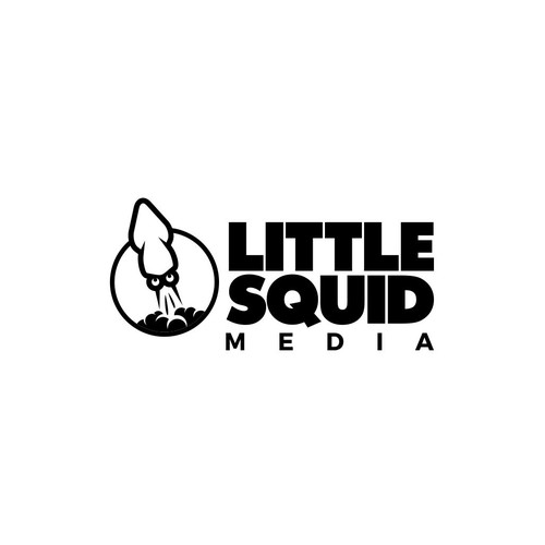 Squid design with the title 'Cool logo for a production company'