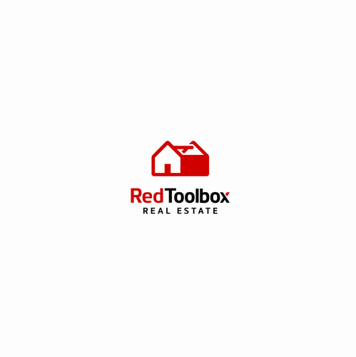 Toolbox design with the title 'House toolbox logo design.'