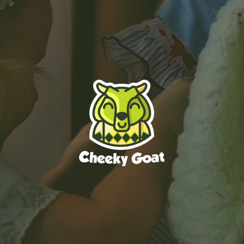 Clothes design with the title 'Cheeky Goat Logo'