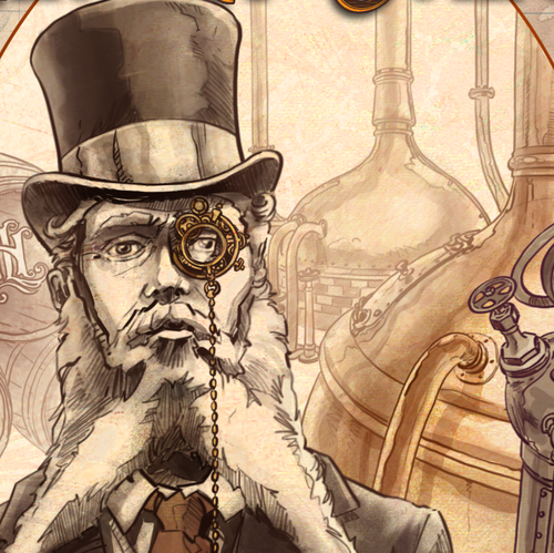 Brewery label with the title 'Who Hit John'