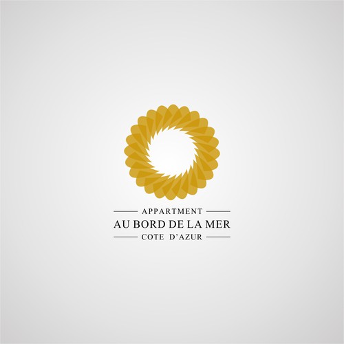 Iconic brand with the title 'Luxurious & abstract logo for appartement'