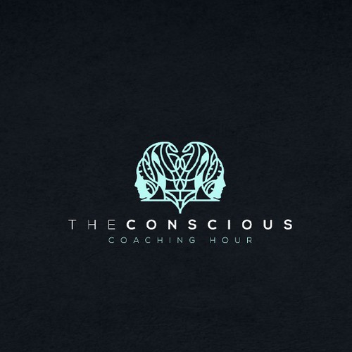 Communications design with the title 'The Conscious Coaching Hour'