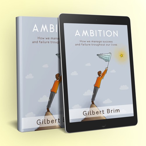 Book cover artwork with the title 'Book cover design'