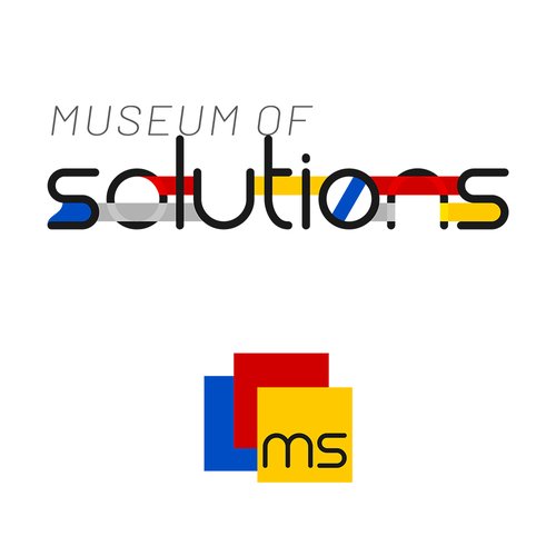 Museum design with the title 'Interactive Museum Logo'