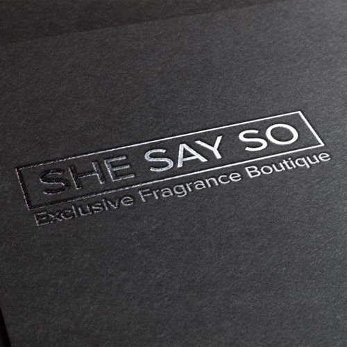 Fragrance logo with the title 'Creat a capturing logo for a luxury fragrance boutique.'