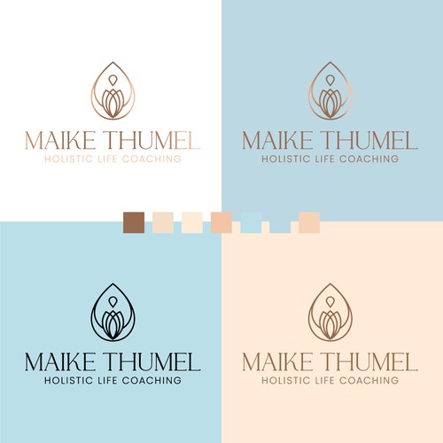 Life design with the title 'Maike Thumel Holistic Life Coaching logo'