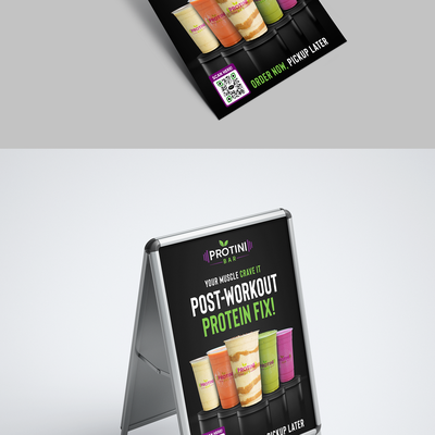 Post workout protein shake design