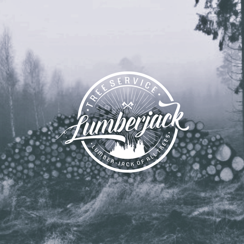 Best logo with the title 'Lumberjack logo'