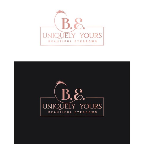 Eyelash logo with the title 'Uniquely Yours'