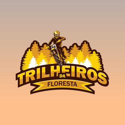 Banner logo with the title 'A group of friends biking along the amazon'