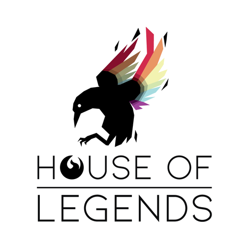 Raven logo with the title 'House of Legends'