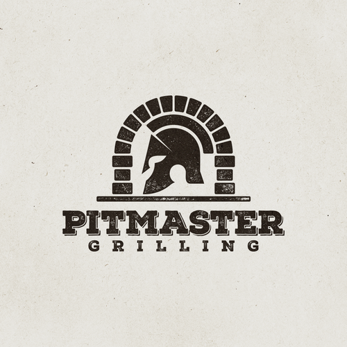 Grill design with the title 'Logo design for Pitmaster Grilling'