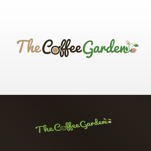 University logo with the title 'University based cafe - vintage. organic. unique.'