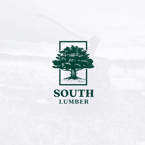 Lumber logo with the title 'South lumber'