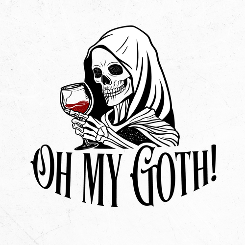 Gothic logo with the title 'Oh My Goth!'