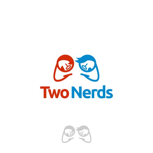 Gamer design with the title 'TwoNerds Concept'