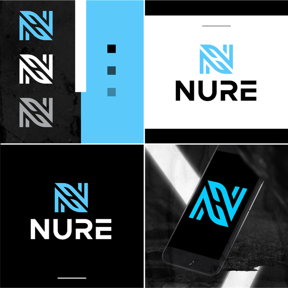 letter n logo design