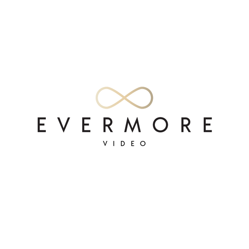 Gold foil logo with the title 'Wedding Video Logo'