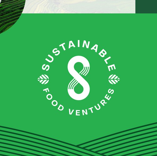 Land design with the title 'Logo concept for a food investment company'