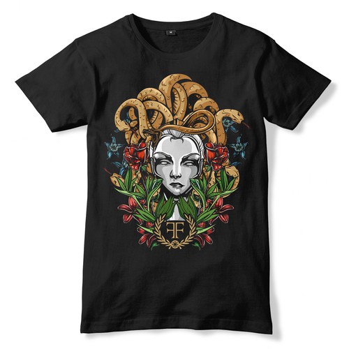 Medusa design with the title 'Fortuna'