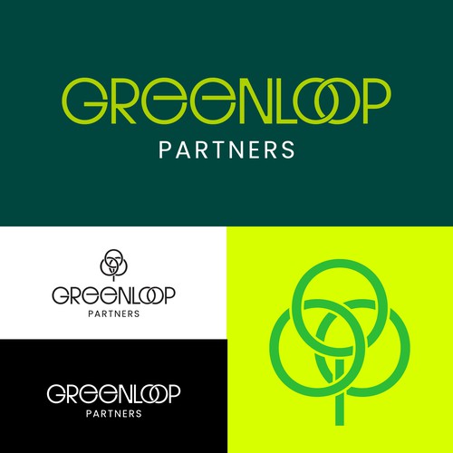 Recycling design with the title 'Recycling org logo'