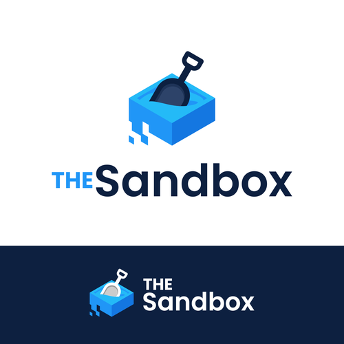 Sand design with the title 'The Sanbox'