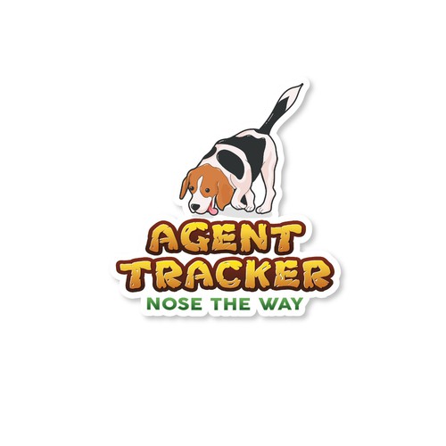 Apparel illustration with the title 'Agent Tracker'