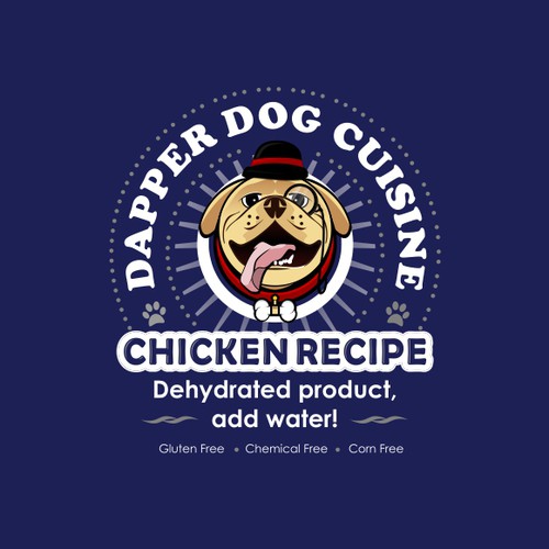 Recipe logo with the title 'dog'