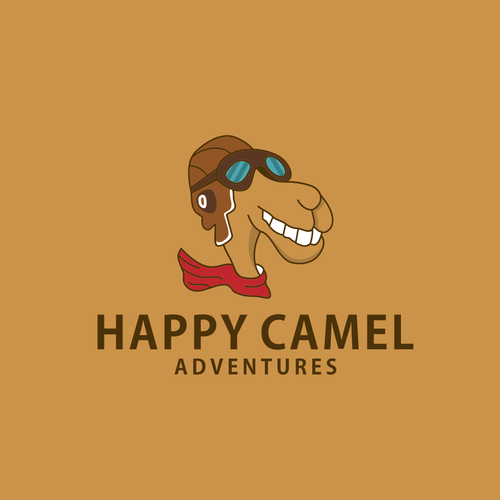 Camel logo with the title 'Happy Camel Adventures'