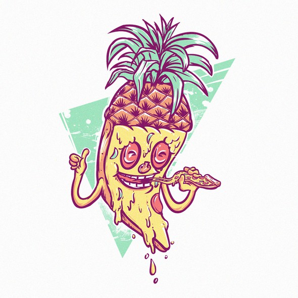Agriculture t-shirt with the title 'Pineapple-Pizza-Love'