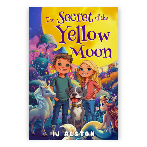 Teen book cover with the title 'children book cover'