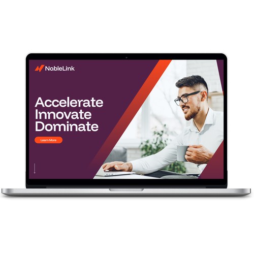 Tech website with the title 'Modern website for HR Company'